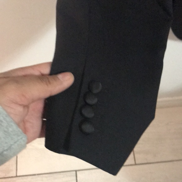 Men tuxedo blazer with satin colour slim fit - Picture 5 of 11